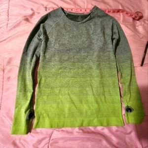 Gray and green long sleeve shirt size medium